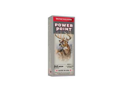 Winchester Power-Point 243 WSSM 100gr, .243 Winchester Super Short Magnum, 20