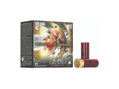 Federal Gold Medal Paper Shotshell Loads, 12 Gauge, 25