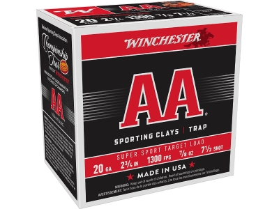 Winchester AA Super Sport Sporting Clay, 20 Gauge, 25