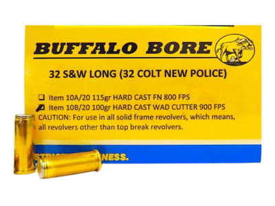BBA Personal Defense Strictly Business Handgun Rounds, .32 S&W Long, 20