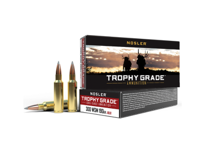 Nosler Trophy Grade Long-Range Rifle Rounds, .300 Winchester Short Magnum, 20