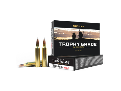 Nosler Trophy Grade Rifle Rounds, .264 Winchester Magnum, 20