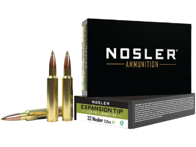 Nosler Expansion Tip Rifle Rounds, .33 Nosler, 20