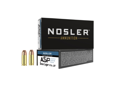 Nosler Assured Stopping Power (ASP) Handgun Cartridges, 9mm Luger, 50