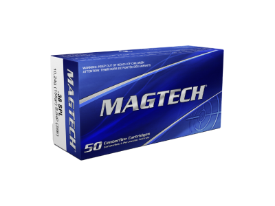 Magtech Range/Training Handgun Cartridges, .38 Special, 50