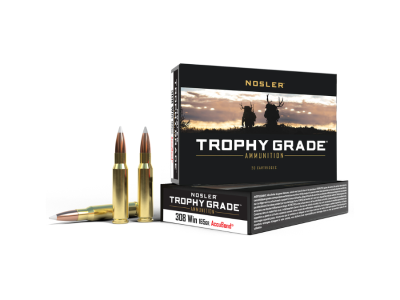 Nosler Trophy Grade Rifle Rounds, .308 Winchester, 20