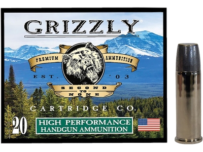 Grizzly 44RemMag 320gr Wide Long Nose Gas Check, .44 Magnum