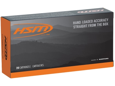 HSM Standard 7mmRem 160gr Pointed Soft Point, 7mm Remington Magnum, 20