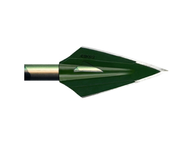 Zwickey Eskilite Broadheads Glue On 4 Edge 110 gr. 3 pk., Fixed, Green