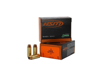 HSM 10MM15N20 10MM 180 JHP 2020, 10mm Auto