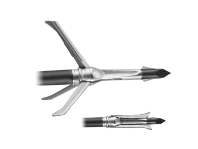 Grim Reaper Razortip Broadheads Whitetail Special 100 gr. 2 in. 3 pk., Black, 3 count