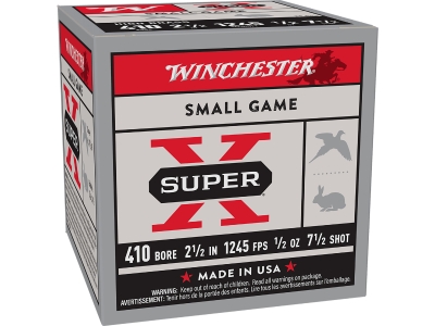 Winchester Super X Heavy Game Load High Brass, .410 bore, 25
