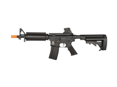 Lancer Tactical M4 CQB AEG Airsoft Rifle, Black