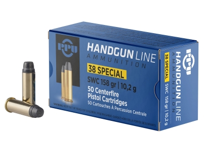 PPU Handgun, .38 Special, 50