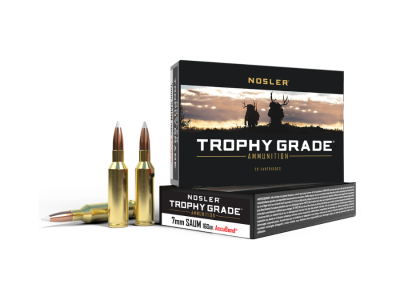 Nosler Trophy Grade Rifle Rounds, 7mm Remington Short Action Ultra Magnum, 20