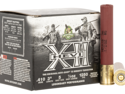 Hevi-Shot HEVI-XII 410 Gauge 3" Tungsten 5 Shot 25 Per Box, 12 Gauge