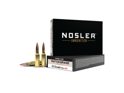 Nosler Match Grade Rifle Rounds, 6.5mm Grendel, 20