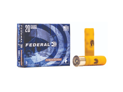 Federal Power-Shok Buckshot Shotshell Loads, 20 Gauge, 5