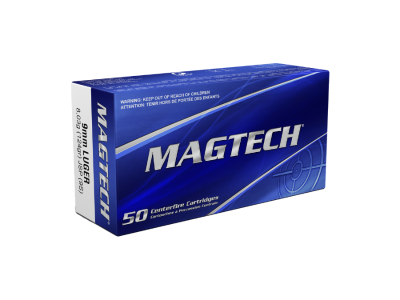 Magtech Range/Training Handgun Cartridges, 9mm Luger, 50