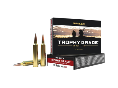 Nosler Trophy Grade Long-Range Rifle Rounds, .28 Nosler, 20