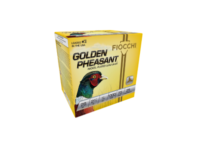Fiocchi Golden Pheasant Extrema Shotshell Loads, 7/8 oz., 7.5 Shot Size, 28 Gauge , 25
