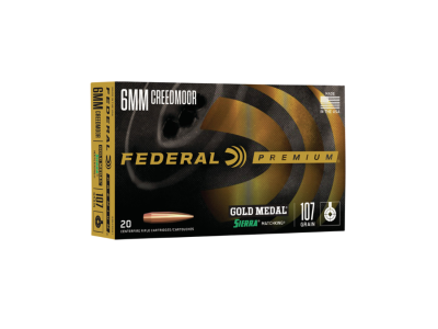 Federal Gold Medal Rifle Cartridges, 6mm Creedmoor, 20