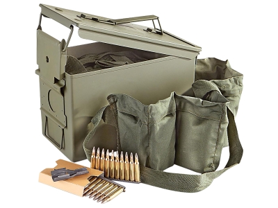 PMC Bronze 223Rem Full Metal Jacket Includes Ammo Can & Bandoleer, .223 Remington