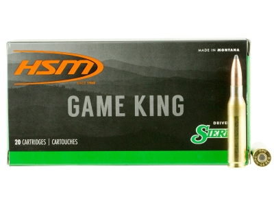 HSM Game King 7mm-08 Rem 140 gr Sierra GameKing Spitzer Boat Tail, 7mm-08 Remington, 20