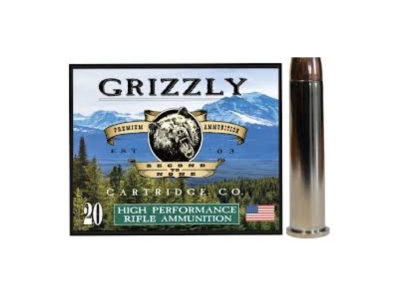 Grizzly Full Metal Jacket Flat Point Rifle Ammo, .45-70 Government, 20