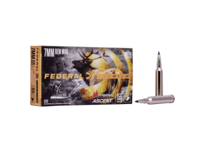 Federal Terminal Ascent Rifle Cartridges, 7mm Remington Magnum, 20