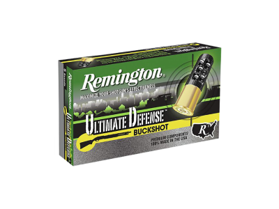 Remington Ultimate Defense Buckshot Shotshell Loads, 12 Gauge, 5