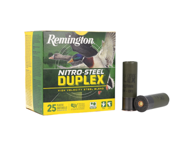 Remington Nitro-Steel Duplex Shotshell Loads, 12 Gauge, 25