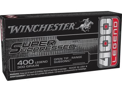 Winchester Super Suppressed, .400 Legend, 20