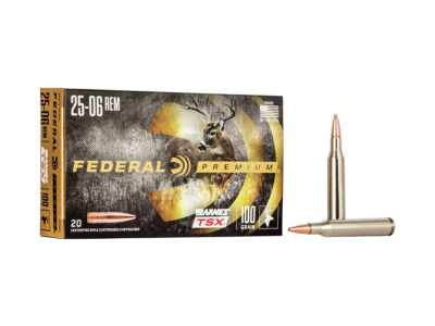 Federal Barnes TSX Centerfire Rifle Cartridges, .25-06 Remington, 20