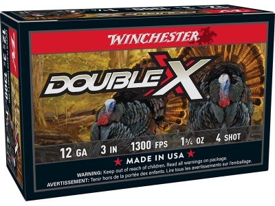Winchester Double X High Velocity Turkey, 12 Gauge, 10