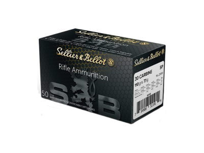 Sellier & Bellot Centerfire Rifle Cartridges, .30 Carbine, 50