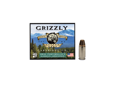 Grizzly 9MM +P+ 147gr Bonebreaker Flat Point, 9mm Luger, 20