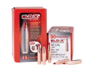 Hornady ELD Match 30 Cal .308, 100