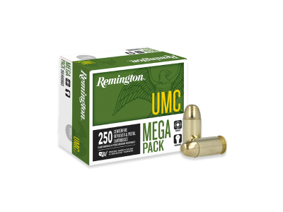 Remington UMC Centerfire Handgun Cartridges, Mega Pack, .45 ACP, 250