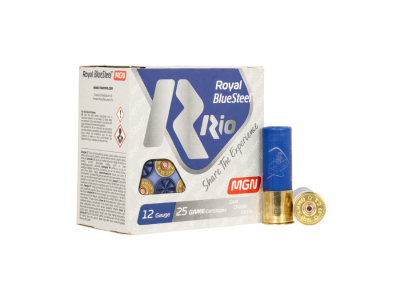 Rio Ammunition Royal BlueSteel Magnum Shotshell Loads, 12 Gauge, 25