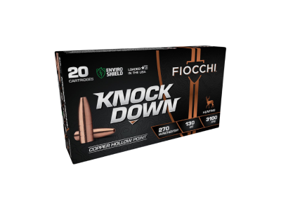 Fiocchi Knock Down Enviro Shield Rifle Rounds, .270 Winchester, 20