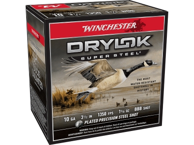 Winchester Drylok Super Steel Magnum 10Gauge 3.50" 1 5/8oz BBBShot, 10 Gauge, 25