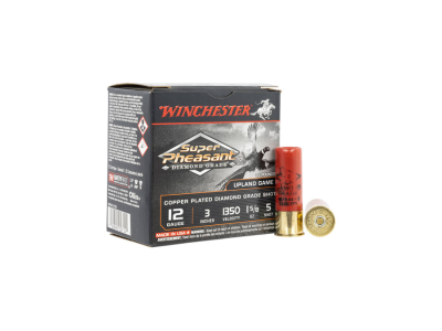 Winchester Super Pheasant Diamond Grade 12Gauge 3" 1 5/8oz 5Shot, 12 Gauge, 25