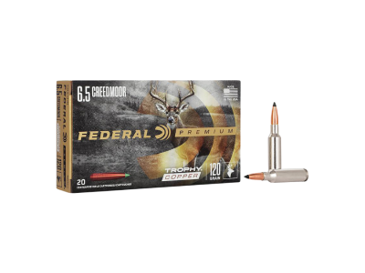 Federal Trophy Copper Rifle Cartridges, 6.5 Creedmoor, 20
