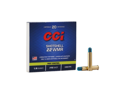 CCI Rimfire Shotshell, .22 WMR, 20