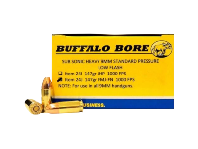 BBA Subsonic Strictly Business Handgun Rounds, 9mm Luger, 20