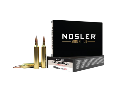 Nosler Match Grade Rifle Rounds, .26 Nosler, 20