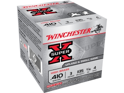 Winchester Super-X High Brass Heavy Game Load, .410 bore, 25