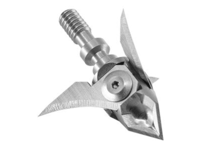 B3 Exoskeletal Destrukt Broadheads, Fixed, Stainless Steel, 3 count