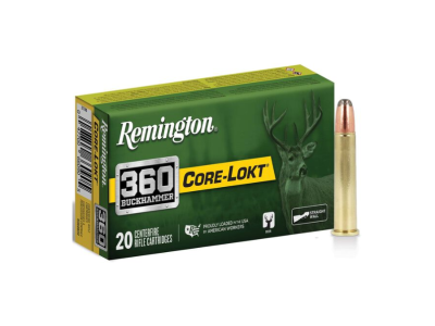 Remington Core-Lokt Centerfire Rifle Cartridges, .360 Buckhammer, 20